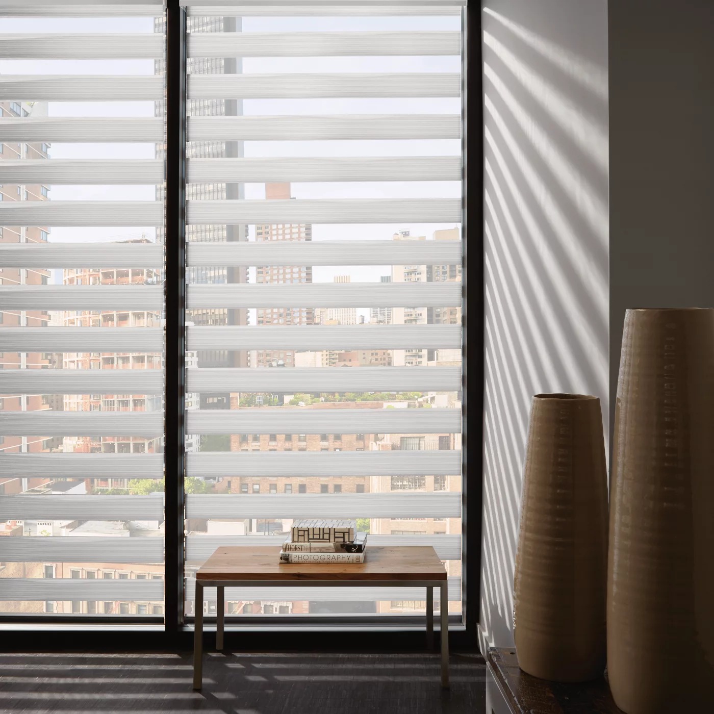 Designer Banded Shades(zebra shade)